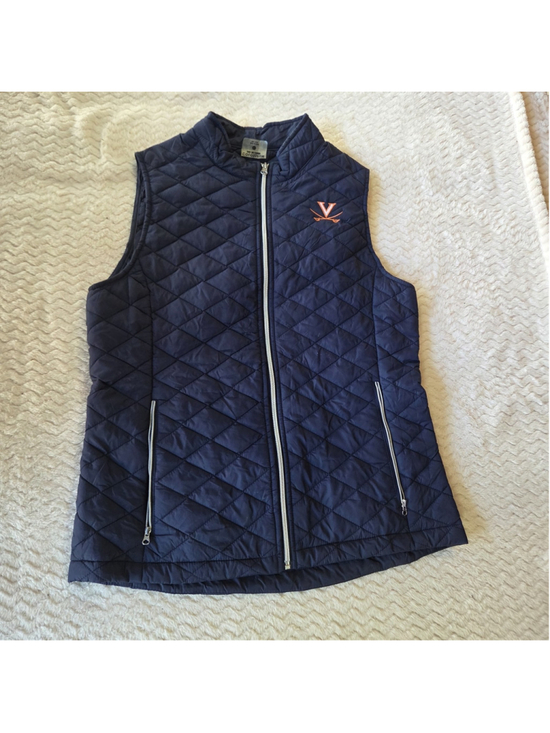 Colosseum Jackets & Blazers - Women’s Colosseum Quilted Vest Embroidered Virginia Tech Logo